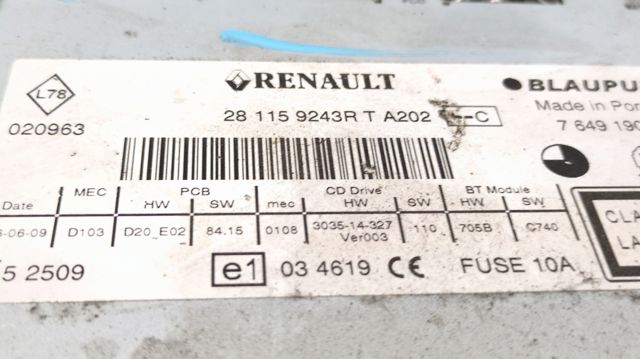 281159243R Renault (RVI)