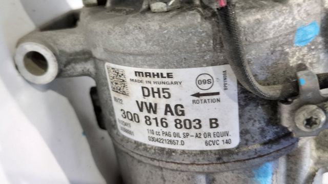 Compresor climatizador 3Q0816803B VAG