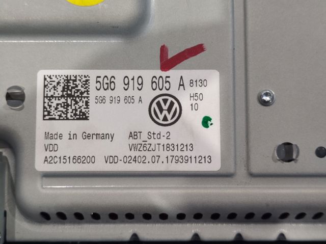 5G6919605A Radio AM/FM  comprar en Zaragoza