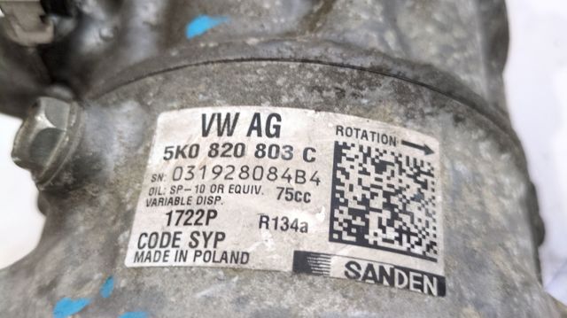 5K0820803C VAG Compresor de aire acondicionado  en stock Huelva