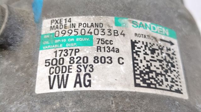 5Q0820803C Compresor de aire acondicionado  comprar en Zaragoza