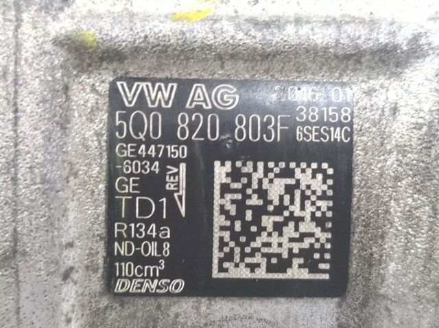 5Q0820803F Compresor de aire acondicionado comprar Sevilla