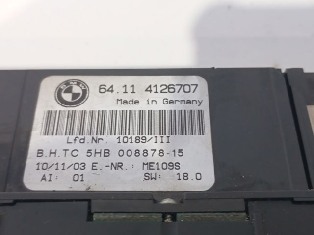 64114126707 BMW Módulo de modos de calefacción/aire acondicionado  comprar en Lleida