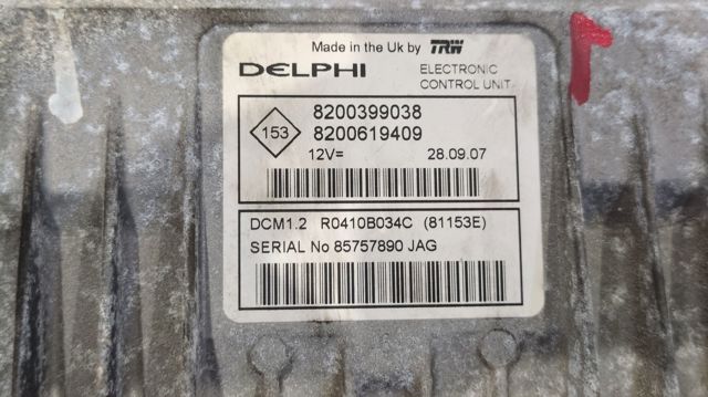 RENAULT 8200399038 ECU comprar Tarragona