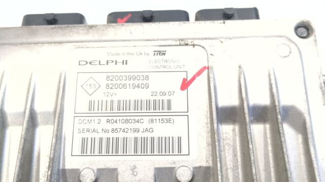 8200399038 Unidad de control del motor (ECU)  disponible Málaga