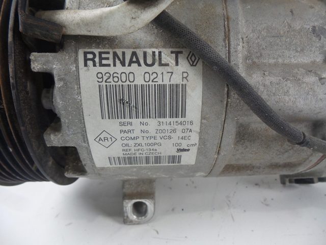 926000217R RENAULT Compresor de aire acondicionado  en stock Córdoba
