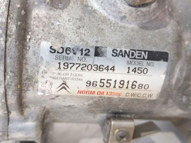 9655191680 PEUGEOT Compresor de aire acondicionado  disponible Alicante