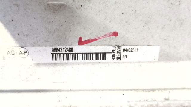 Turbo intercooler 9684212480 PEUGEOT