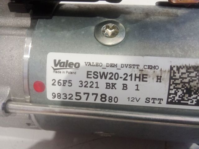 PEUGEOT 9832577880 Motor de arranque  comprar en Murcia
