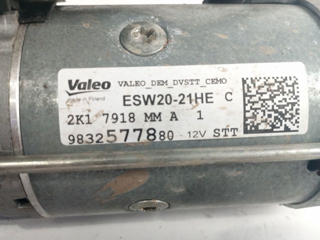 9832577880 PEUGEOT Motor de arranque comprar Madrid