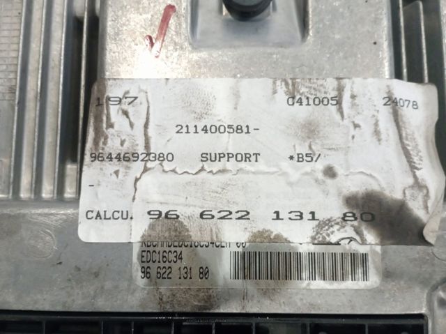 PEUGEOT EDC16C34 Unidad de control del motor (ECU)  disponible España