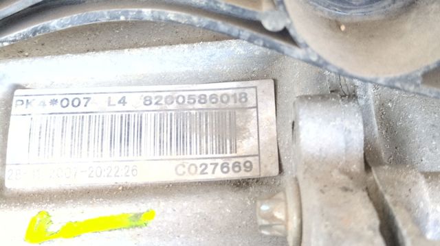PK4007 RENAULT Caja de cambios manual completa  disponible Alicante