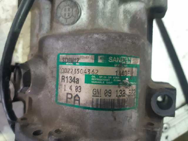 Compresor climatizador 09132922 OPEL