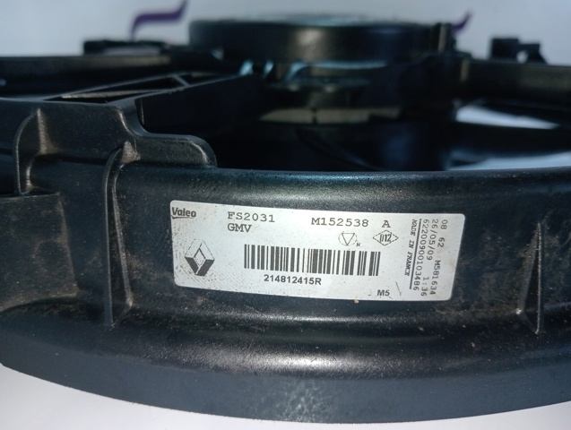 214812415R RENAULT Ventilador del motor  en stock Huelva