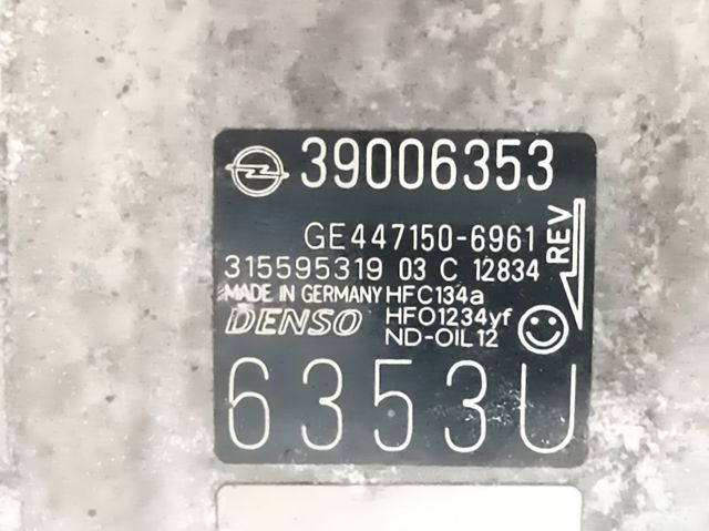 39006353 OPEL Compresor de aire acondicionado  disponible Alicante