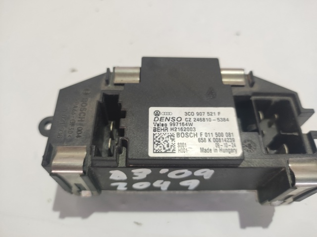 3C0907521F Resistencia del ventilador del habitáculo  disponible Málaga