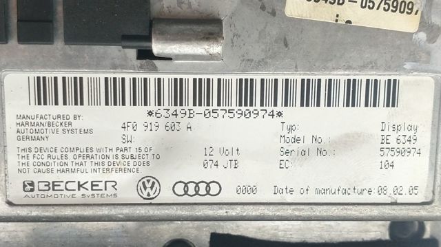 Display Audi A6  (4F2)