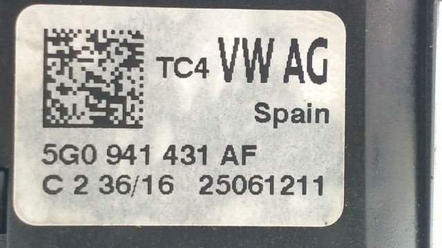5G0941431AF Interruptor de luces en el tablero  en stock Sabadell