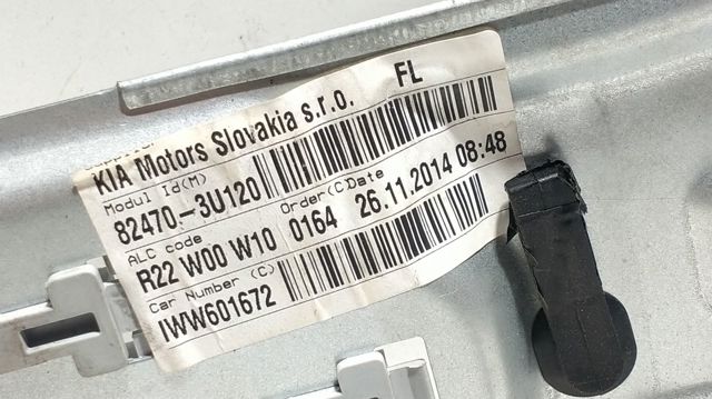 Mecanismo alzacristales, puerta delantera izquierda 824713U000 HYUNDAI