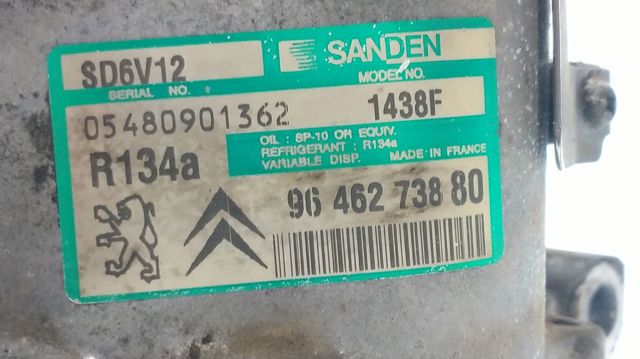 9646273880 PEUGEOT Compresor de aire acondicionado  disponible Ourense