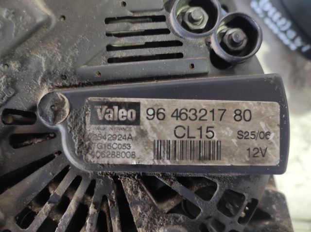 PEUGEOT 9646321780 Alternador  en stock Terrassa