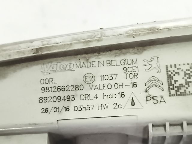 Luz diurna 9812662280 PEUGEOT