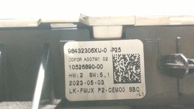 98432306XU Peugeot/Citroen