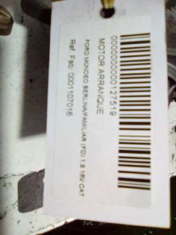 Arranque motores 0001107016 FORD
