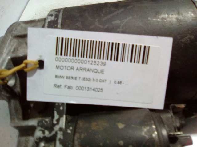 Arranque motores 0001314025 BMW