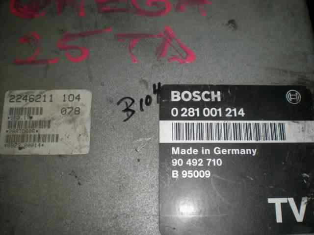 Comprar Unidad de control del motor (ECU) Opel Omega  25, 26, 27 a bajo precio
