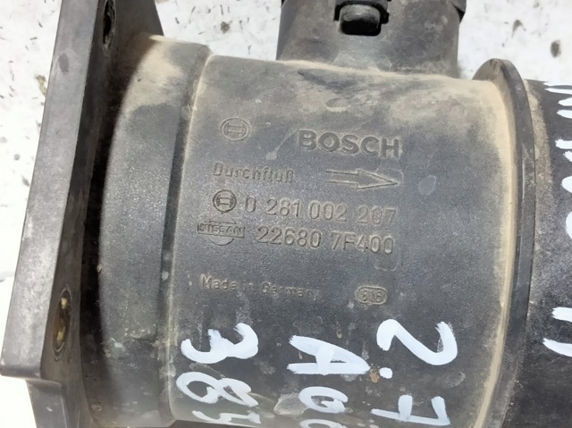 Flujo de aire masivo 0281002207 NISSAN