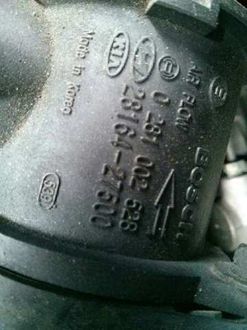 Flujo de aire masivo 0281002528 HYUNDAI