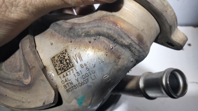 04L131512BR VAG Enfriador de recirculación de gases de escape EGR  comprar en Oviedo