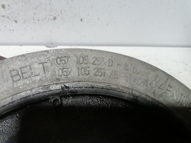 Polea dámper 057105251D VAG