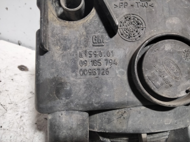 Luz antiniebla izquierda 09185794 OPEL