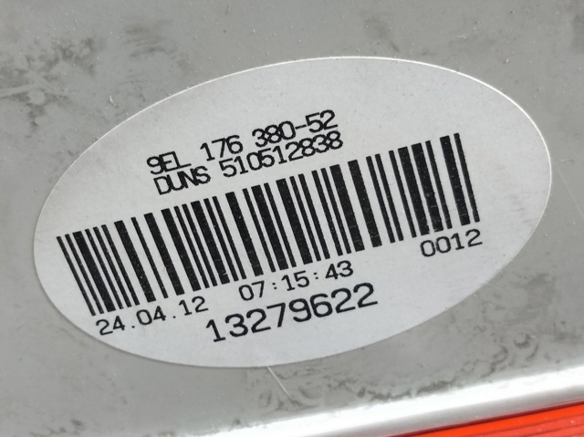 Piloto trasero derecho para Opel Insignia G09