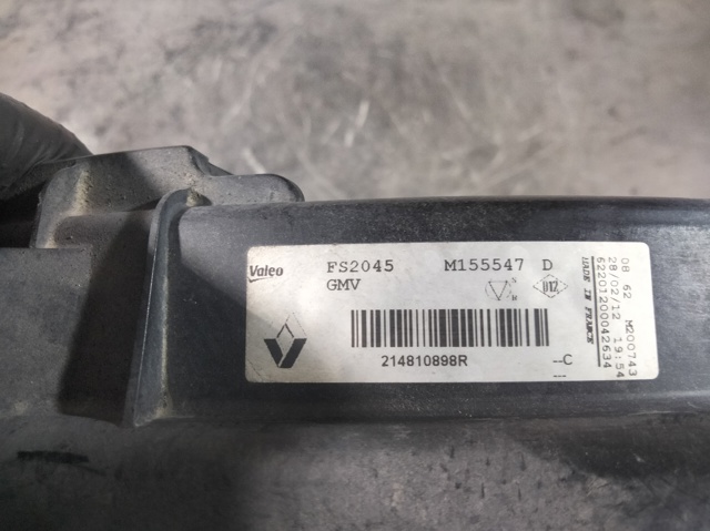 214810898R Ventilador eléctrico de refrigeración completo (motor y hélice)  disponible Málaga