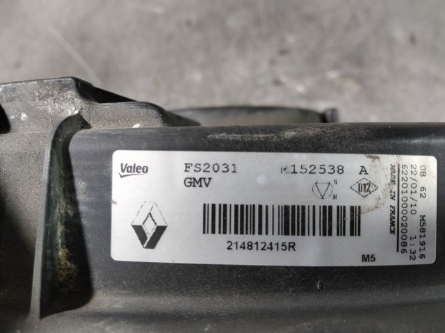 RENAULT 214812415R Ventilador del motor  en stock Terrassa