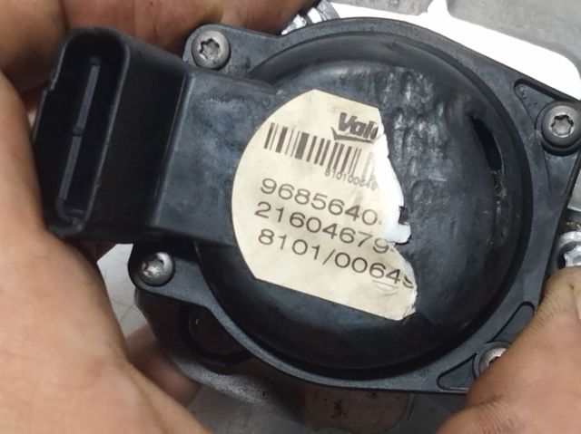 Válvula de regulación de gases 21604679 PEUGEOT