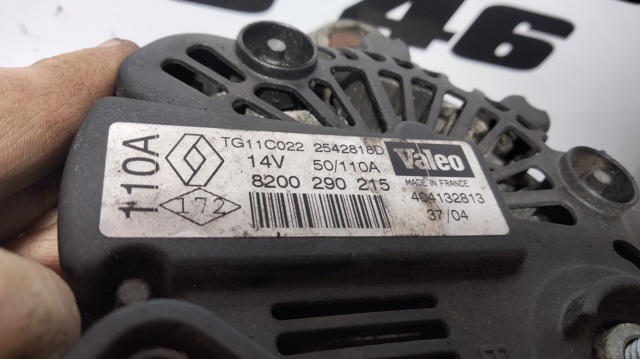 Alternador para Renault Megane LM0, LM1