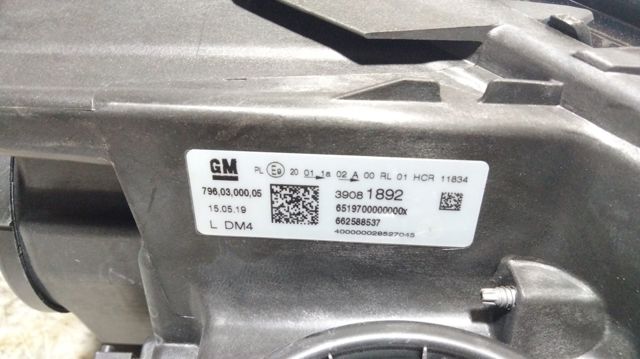 Precio del repuesto Faros delantero izquierdo Astra  familiar