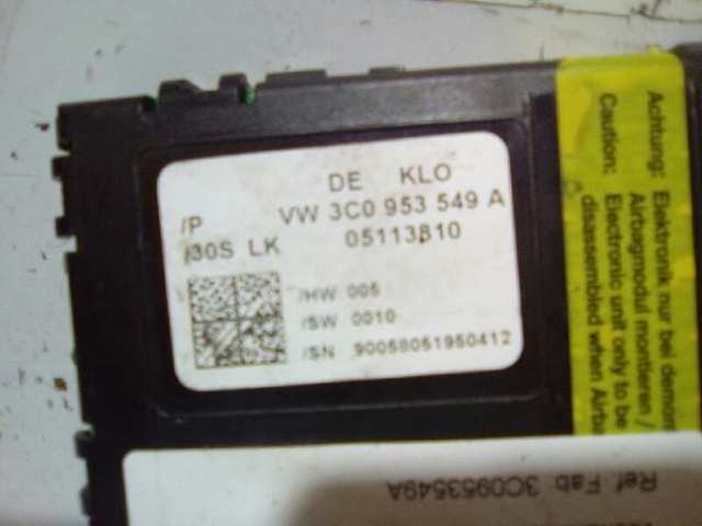 3C0953549A Módulo de control de interruptores de la columna de dirección comprar Sevilla