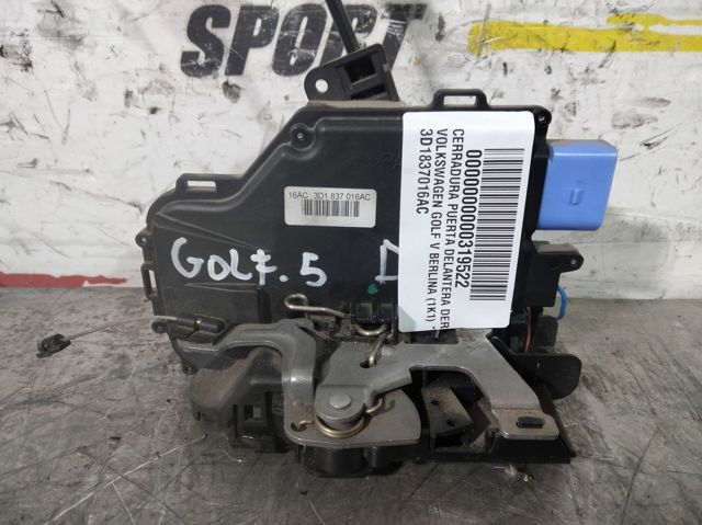 3D1837016AC VAG Cerradura de puerta delantera derecha comprar Alcalá