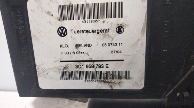 VAG 3D1959793E Motor del elevalunas de la puerta delantera izquierda  comprar en Murcia