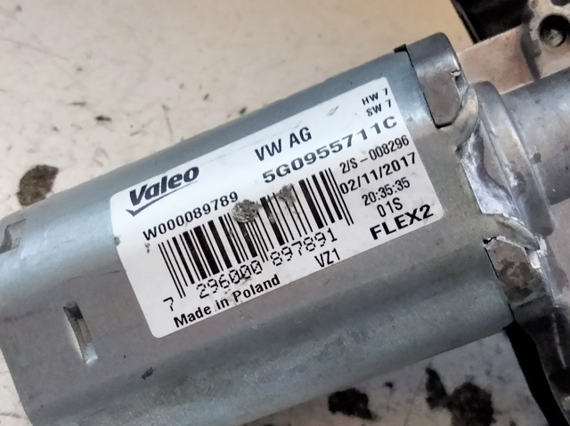 Motor limpiaparabrisas luna trasera 5G0955711C VAG