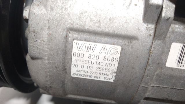 Compresor de aire acondicionado coche 6Q0820808G VAG