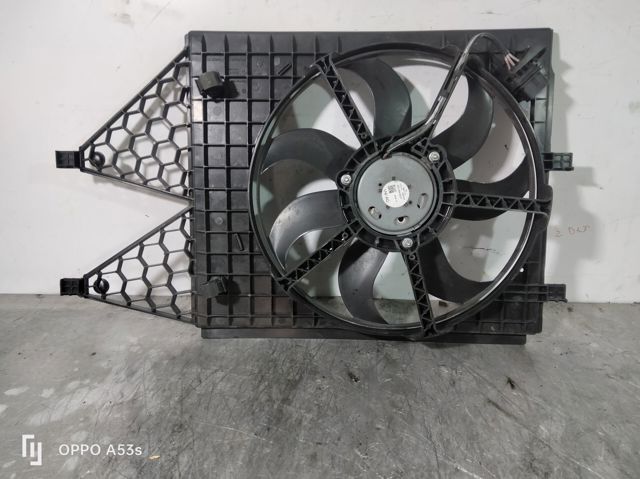 Ventilador eléctrico de aire acondicionado completo (motor y aspa) 6R0959455E VAG