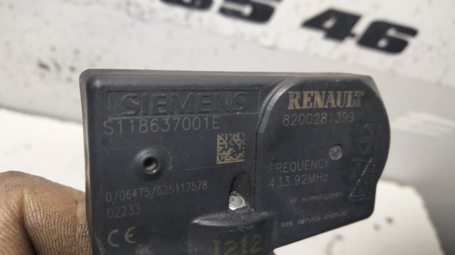 Sensor de ruedas, control presión neumáticos Renault Scenic II monovolumen comprar en España