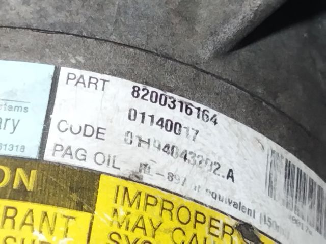 8200316164 RENAULT Compresor de aire acondicionado comprar Alcalá