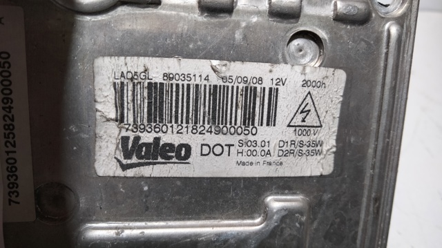 PEUGEOT 89035114 Unidad de control de xenón comprar Barcelona